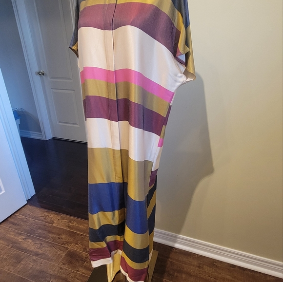 H&M multi colour shirt dress in size 4 - Picture 5 of 6